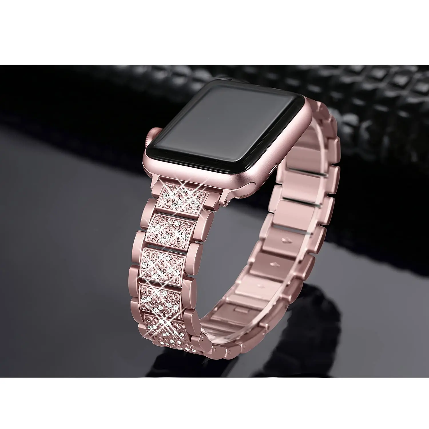 Bling strap for Apple Watch band 40mm 44mm 38mm 42mm 49mm correas Lady bracelet iWatch series 3 4 5 se 6 ultra 2 7 8 9 45mm 41mm