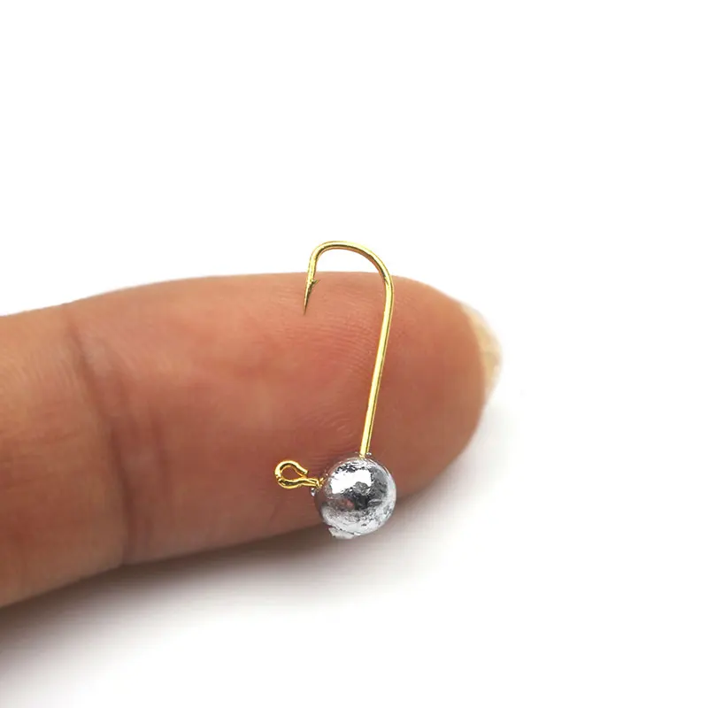 10 sztuk/partia Micro Jig Head haczyk wędkarski 1g-5g haczyk wędkarski pod lodem Mini korba Jig haczyk na ryby miękka przynęta sprzęt wędkarski