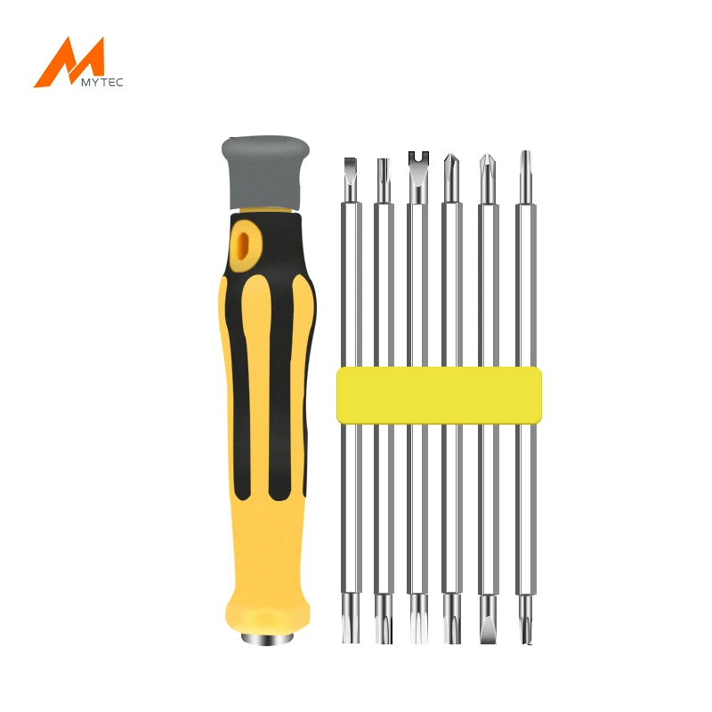 

12 IN 1 Screwdriver Kit Precision Magnetic Bits DIY Dismountable Mini Screw Driver Tool Set