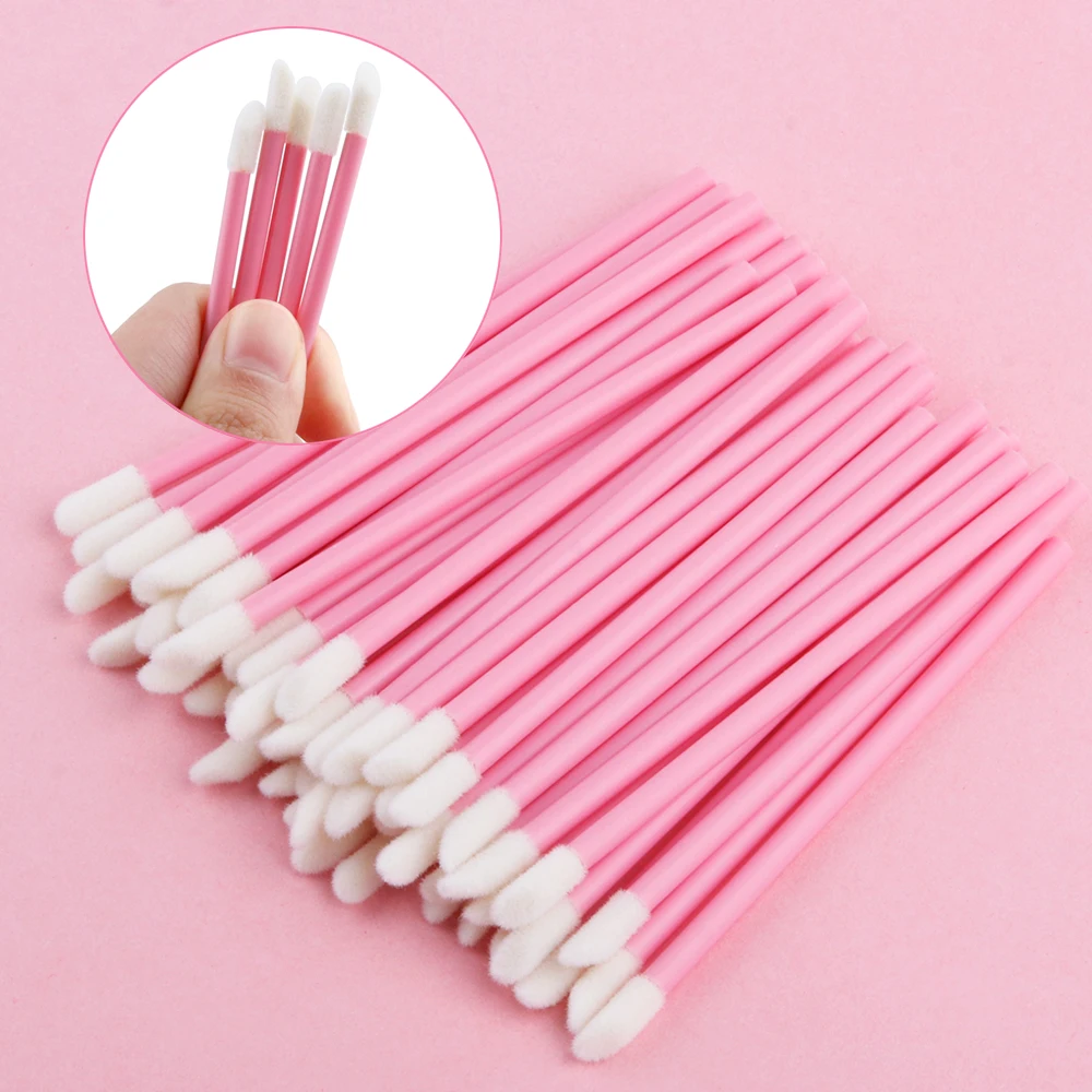 

250/500/1000Pcs Disposable Lip Brushes Eyelash Makeups Brush Lash Extension Women Gloss Wands Applicator Eyelashes Accessories