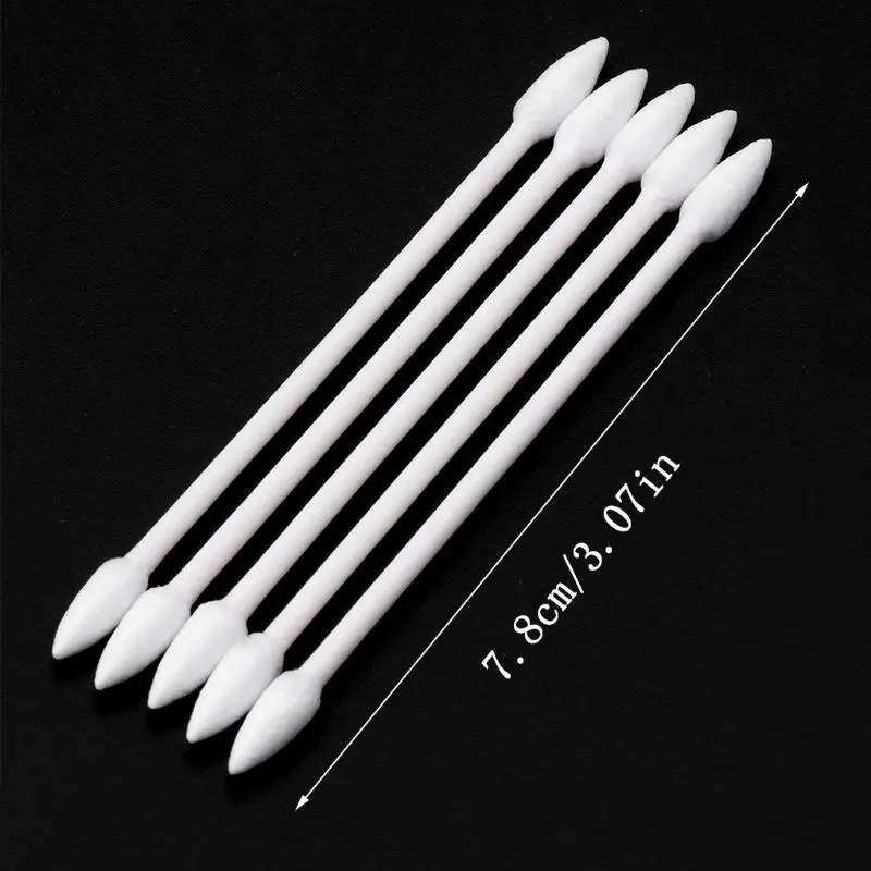 50pcs/2 packs Blend Cotton Stick Cleaning Tool for Earphone Phone Tablet Charge Port USB Port