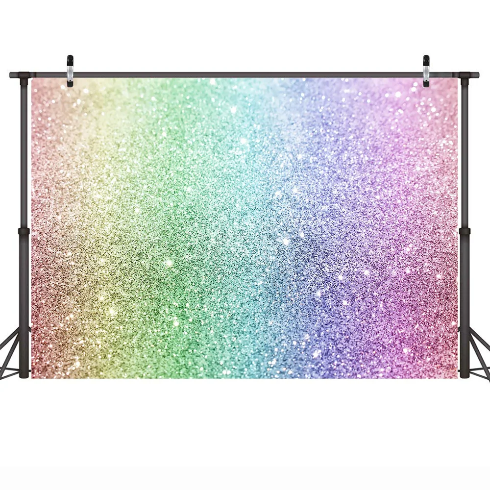 Winter Gliiter Portrait Photography Background Photo Studio Bokeh Shiny Birthday Party Backdrop Valentine's Day Photocall Props