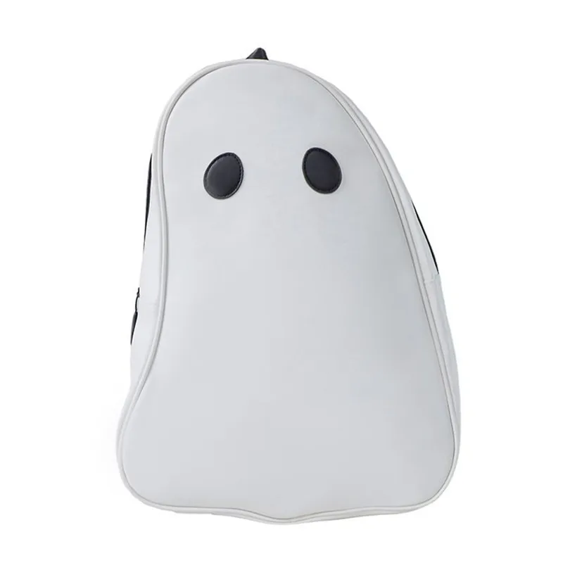 

Wacky Funny Ghost Designer Backpack School Students Girls New Travel Mochila Rucksack Book Bag Black White