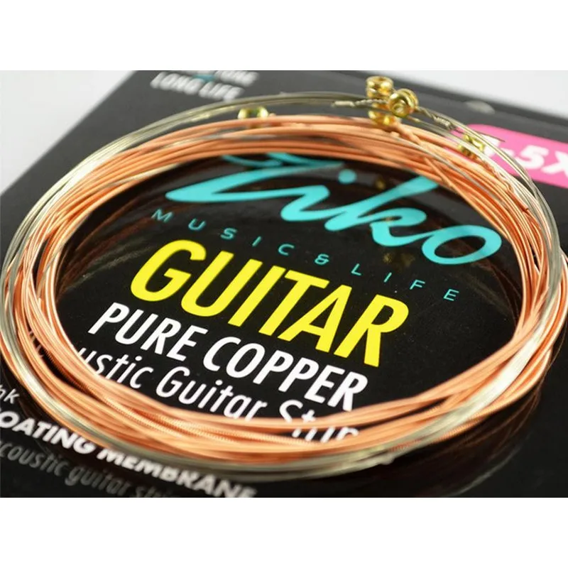 ZIKO DR 010 011 012 Akustikgitarrensaiten aus reinem Kupfer, rostfrei, Zubehör für Musikinstrumente – Detail 9