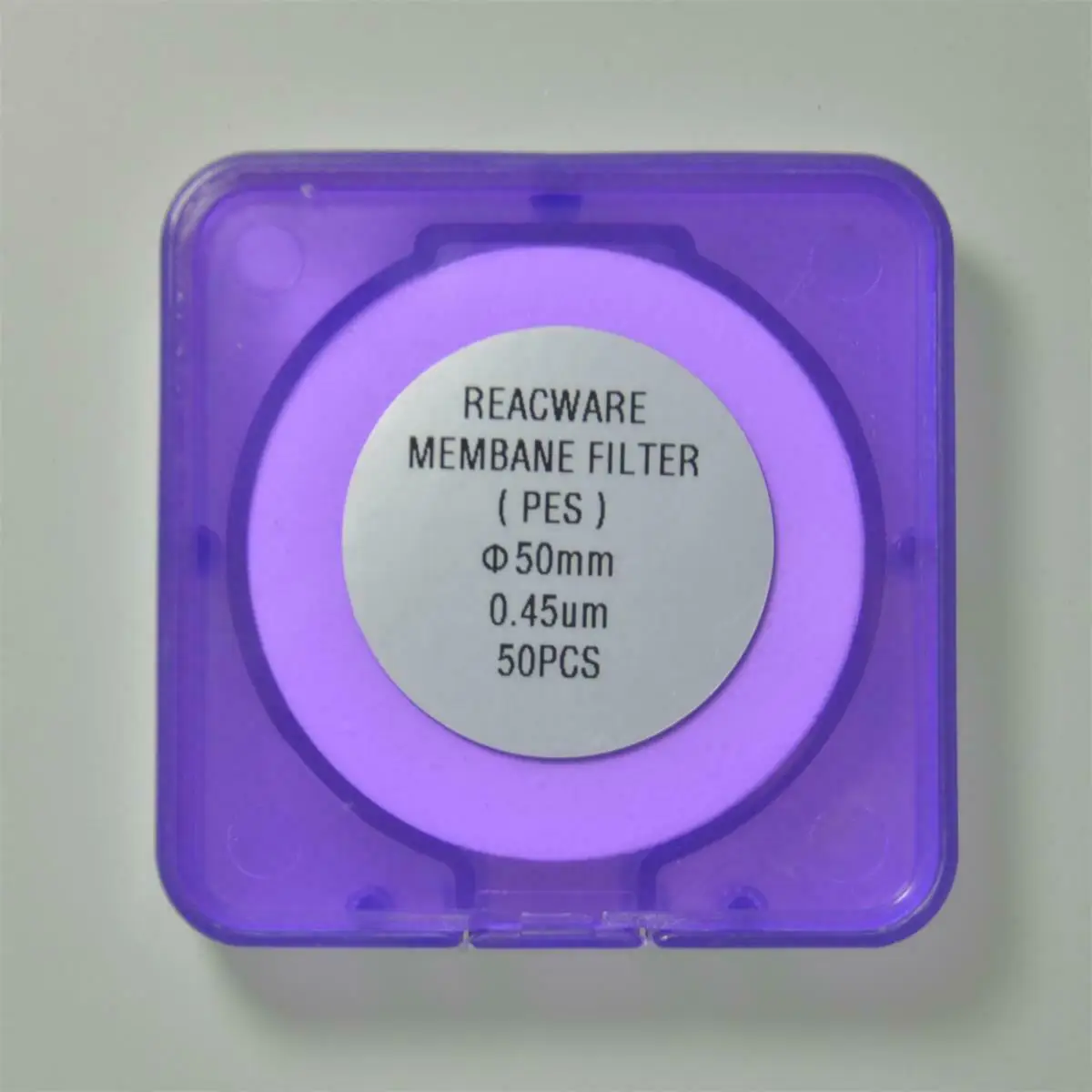 

Laboratory Membrane Filter OD=50mm,0.45um,Made From PES,50pcs/pack