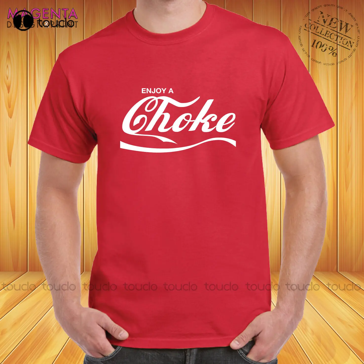 

"Enjoy A Choke" Funny Slogan T-Shirt Bjj Brazilian Jiu-Jitsu Judo Mma Gr8 Gift Mens Workout Shirts