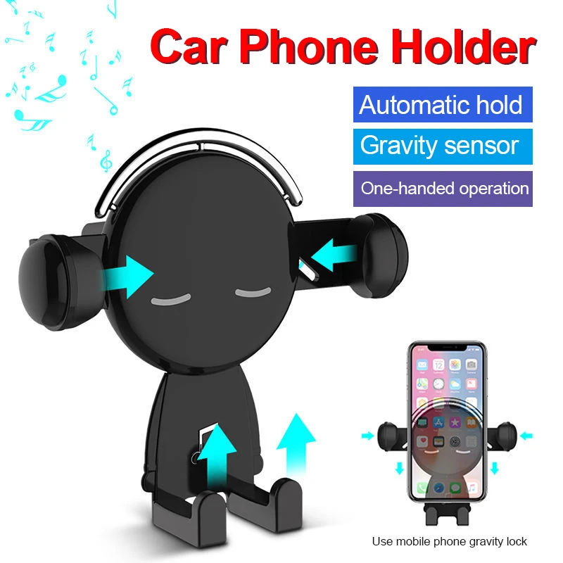 Cartoon Shape Car Phone Holder Free Rotation Car Bracket Mobile Phone Stands Multi-Angle Car Phone Stand Holder Dropshipping New