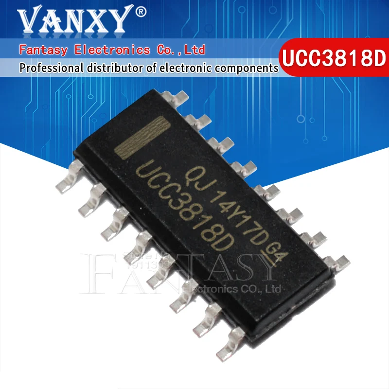 5PCS UCC3818D SOP-16 UCC3818 SOP UCC3818DTR UCC3818N UCC3818 DIP-16 DIP