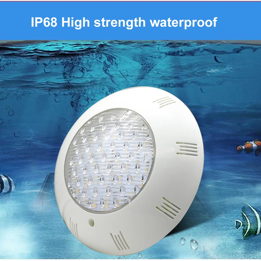 20W 28W Led Underwater Light Warm Cold White Blue Green Swimming Pool Light AC/DC 12V 24V Ip68 Waterproof Night Lamp Outdoor