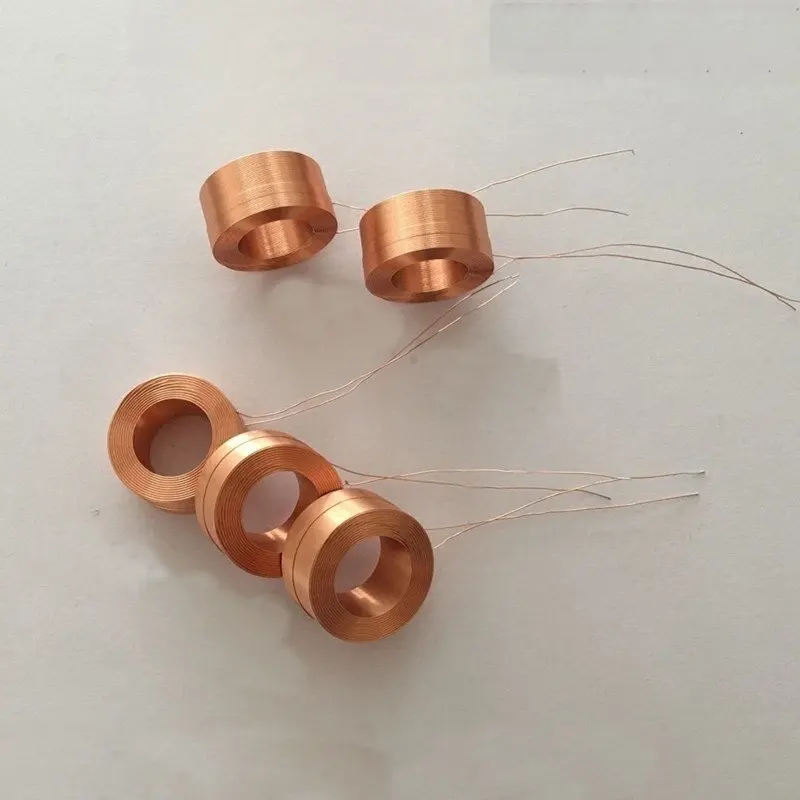 12pcs Hollow Self-adhesive Coil Experimental Coil Electromagnetic Induction Coil of Solenoid Valve Coil of Electric Toy