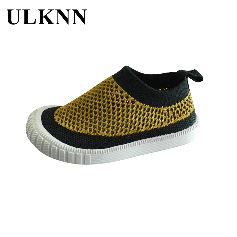 

Slip-On Sneakers Mesh Color Match Zapatillas For Children Boy And Girl Tide Breathable Anti-Slippery Soft Sole Kids Shoes