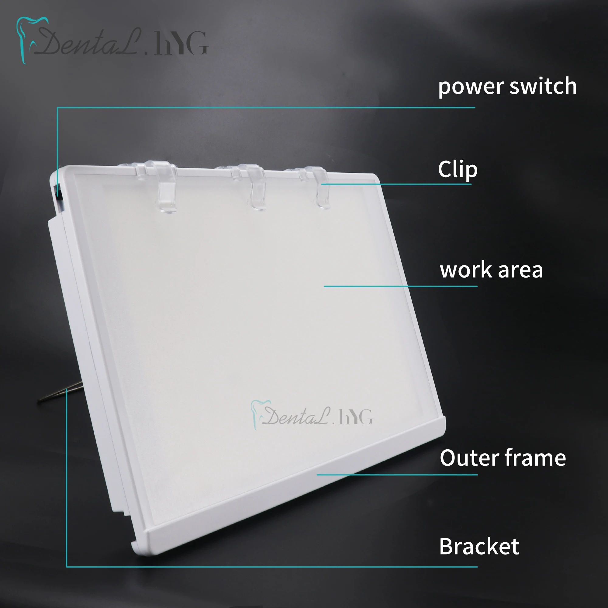 Dental x-ray Film iluminator podświetlana tablica x-ray Viewer Panel świetlny LED dentysta 10W AC100-240V Panorama Film Viewer