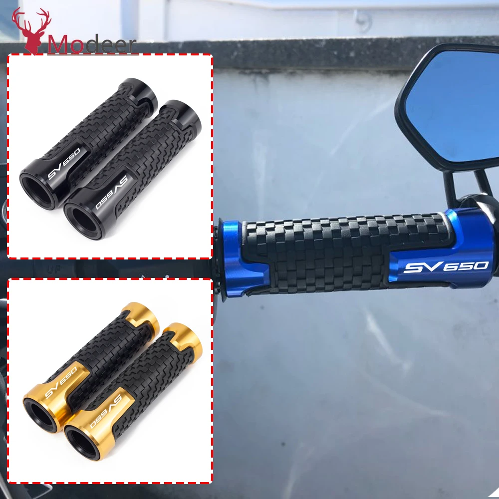 22mm Universal Handlebar Cover Grips Aluminum Rubber Anti-slip Handle Grip For Honda SV650 SV650S SV 650 650S 1999-2022 2019