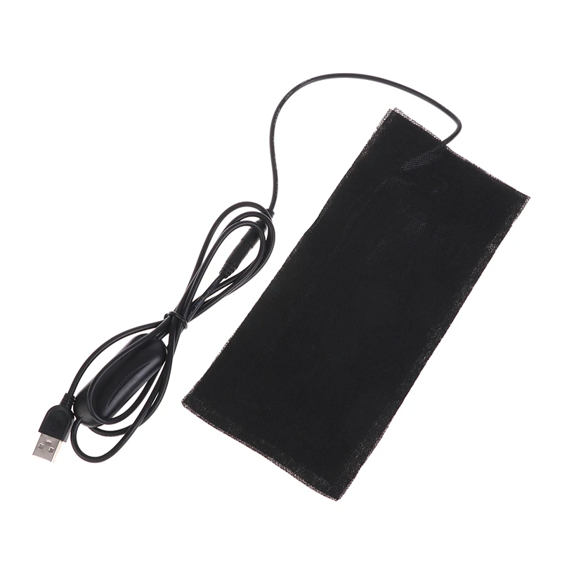 USB Warm Paste Pads Fast-Heating Carbon Fiber Heating Pad Safe Heating Warmer Pad For Cloth Vest Jacket Shoes Socks