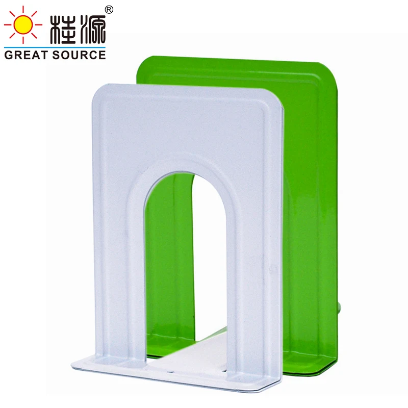 MQQ Color Metal Bookend Magazine Organizer Metalic Lacquer Bookend Bookend
