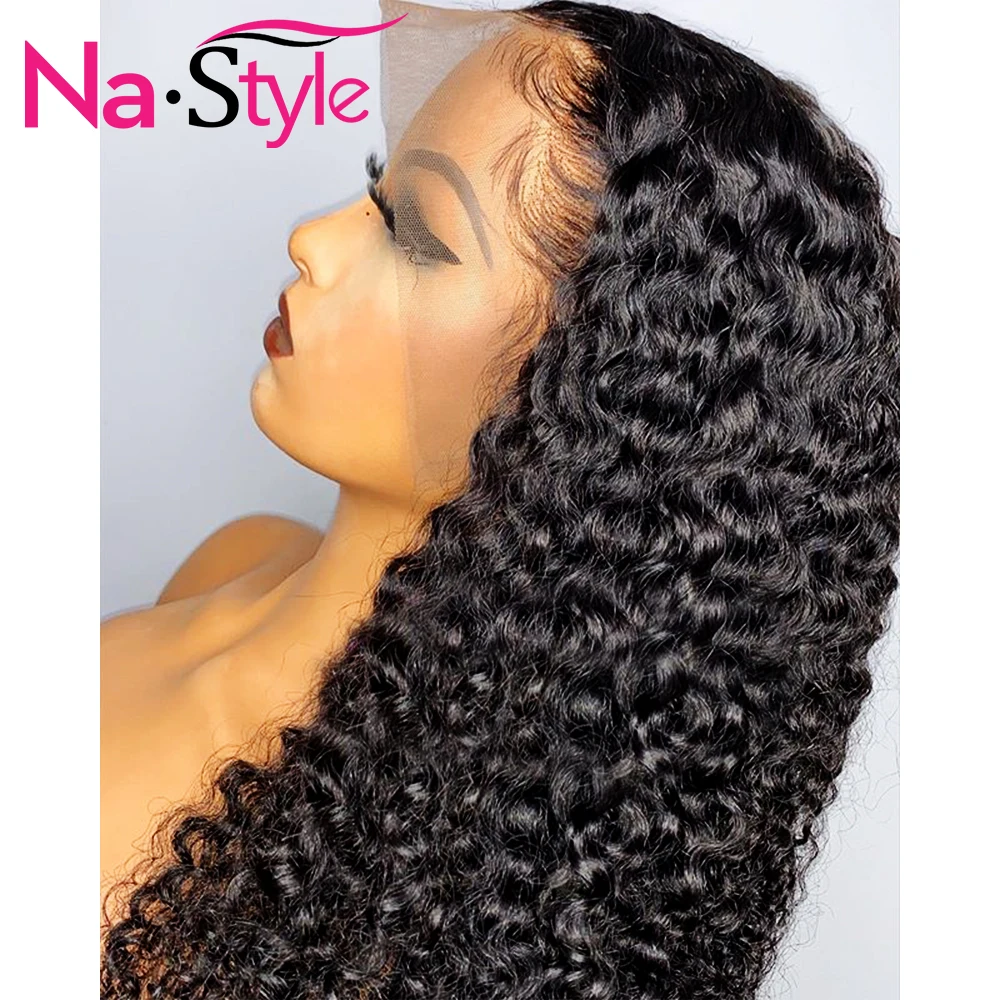 

13x4 Lace Front Human Hair Wigs For Women Curly Human Hair Wigs Long Natural Water Wave Wig Peruvian Hair 150% Remy Human Hair