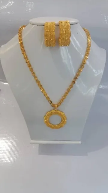WANDO 24K Gold Color Dubai Nigeria France flower Earring/big Phoenix tail Necklacet Wedding Jewelry Set  Women Wedding Gift