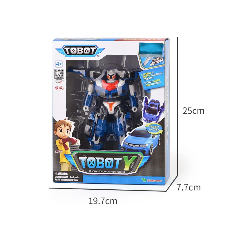 Abs Tobot Transformatie Robot Speelgoed Korea Cartoon Broers Anime Vervorming Auto Vliegtuig Speelgoed Voor Kind Cadeau