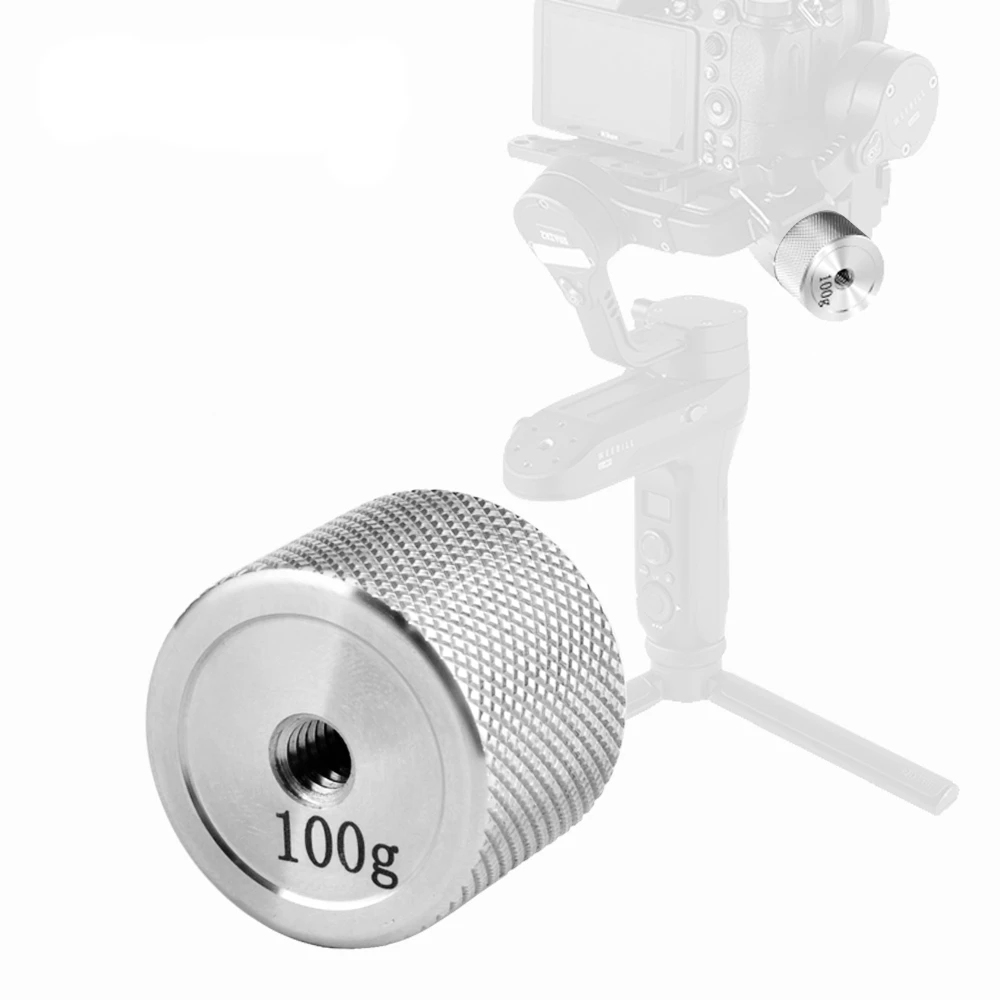 Ronin SC / RSC 2 BMPCC uchwyt do kamery ze stabilizatorem przeciwwaga 100g dla DJI Ronin S / Ronin-SC / RSC2 i Zhiyun Gimbal stabilizatory równoważenia