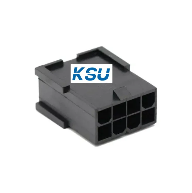 cpu 8pin 8 pin 8pin conector femea para computador pc atx placa grafica gpu conector de alimentacao plastico habitacao escudo 42 mm preto 01