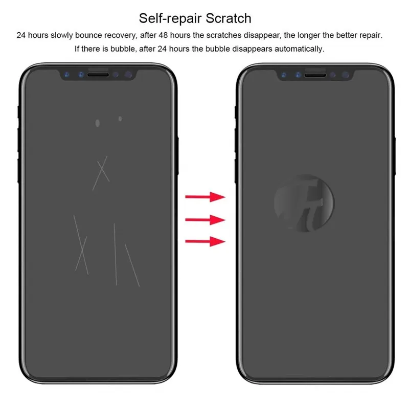 5pcs Hydrogel Film for iphone 11 Pro Xs Max 7 8plus Screen Protector  Film for iphone 7 plus  Xr Xs 6s 7 8 Film Full Cover