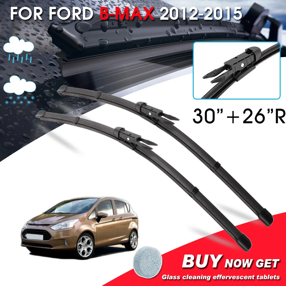 BROSHOO Car Fornt Window Windshield Wipers Blade For Ford B-MAX 30