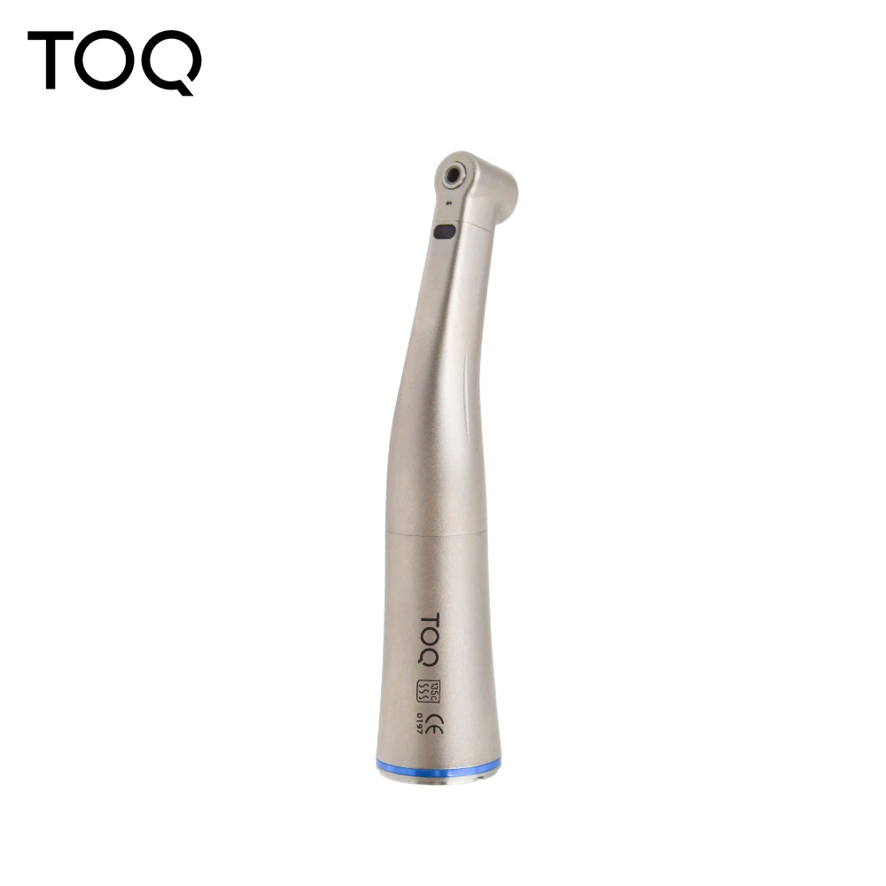 X25L Style Dental 1:1 Ratio Fiber Optic Contra Angle Blue Ring Low Speed Handpiece Air Turbine