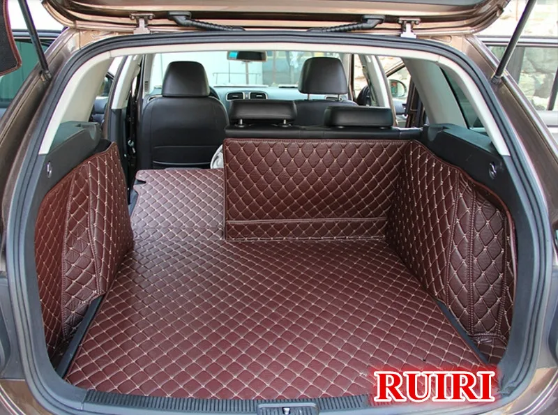 High quality! Special car trunk mats for Volkswagen Golf 7 Variant 2019-2013 waterproof boot carpets cargo liner for Golf 7 2015