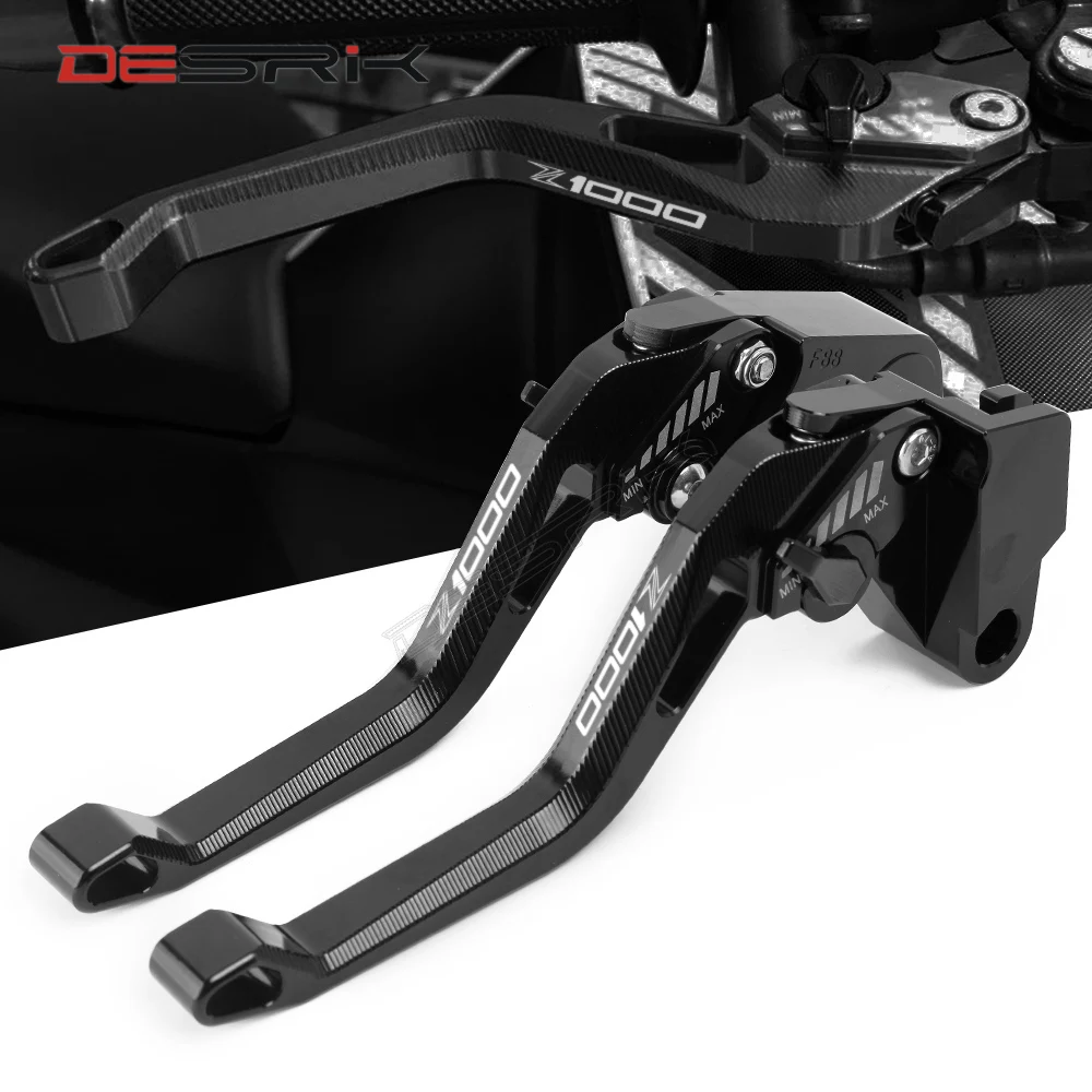 Z1000 LOGO Motorcycle CNC Adjustable Brake Clutch Levers For Kawasaki Z1000 Z 1000 2017 2018 2019 2020 (Not Lower 2017)