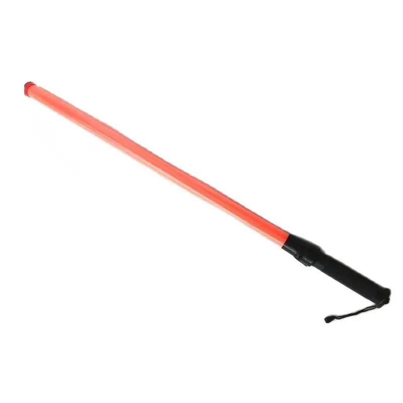 87cm Lengthen Red LED PVC Road Traffic Baton Warning Light