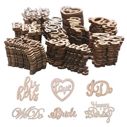 15pcs Decorativo Lettere di Legno Parola Segno di Benvenuto Felice Festa Nuziale di Compleanno Decorazione In Legno Naturale Artigianato Ornamento FAI DA TE Decor