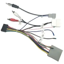 20 PIN Car Stereo Wiring Harness Connector Adapter 1DIN/2DIN Android Power Cable Harness Suitable for Honda CRV
