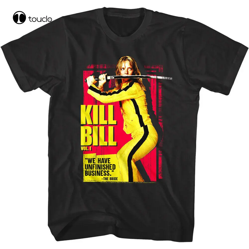 Kill Bill Unfinished Business Mens T Shirt Beatrix Kiddo Bride Uma Thurman Tee Shirt