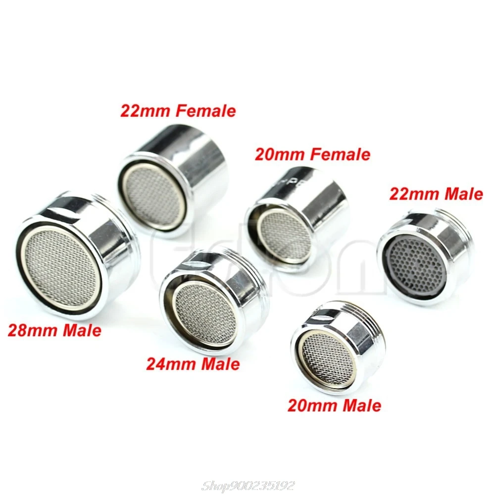 Hemat Air Kitchen Faucet Keran Aerator Chrome Pria/Wanita Nozzle Sprayer Filter