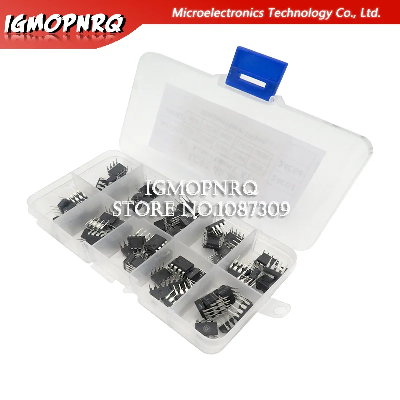 100PCS In common use DIP IC kit NE555 UC3842 UC3843 UC3845 24C02 24C04 24C08 24C16 24C32 24C64 DIP each 10PCS igmopnrq