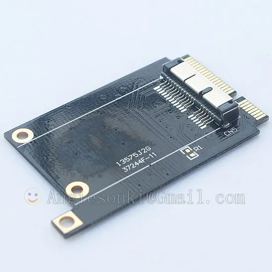 Mini PCI-E de 52 Pines, adaptador WIFI de tarjeta de transformación para Red de ordenador portátil BCM94360CD/BCM94331CD/BCM94360CS2/ BCM94360CSAX