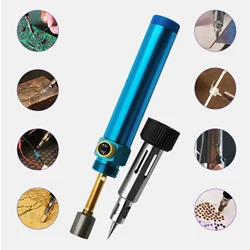 Portable Soldering Iron Kit Burner Blow Torch Gas Soldering Iron Cordless Butane Tip Tool Welding Pen Hand Tools