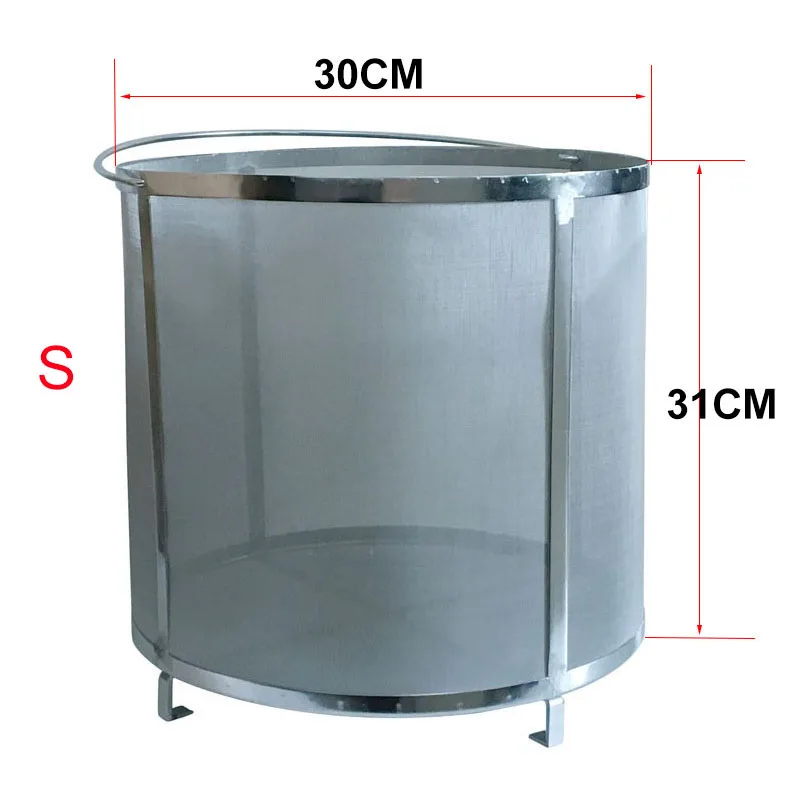 Stainless Steel Home Brew Beer Filter Basket Strainer,Wine Filter Bag Barrel For Jelly Jams Homebrew,Fermentation Filter Tools