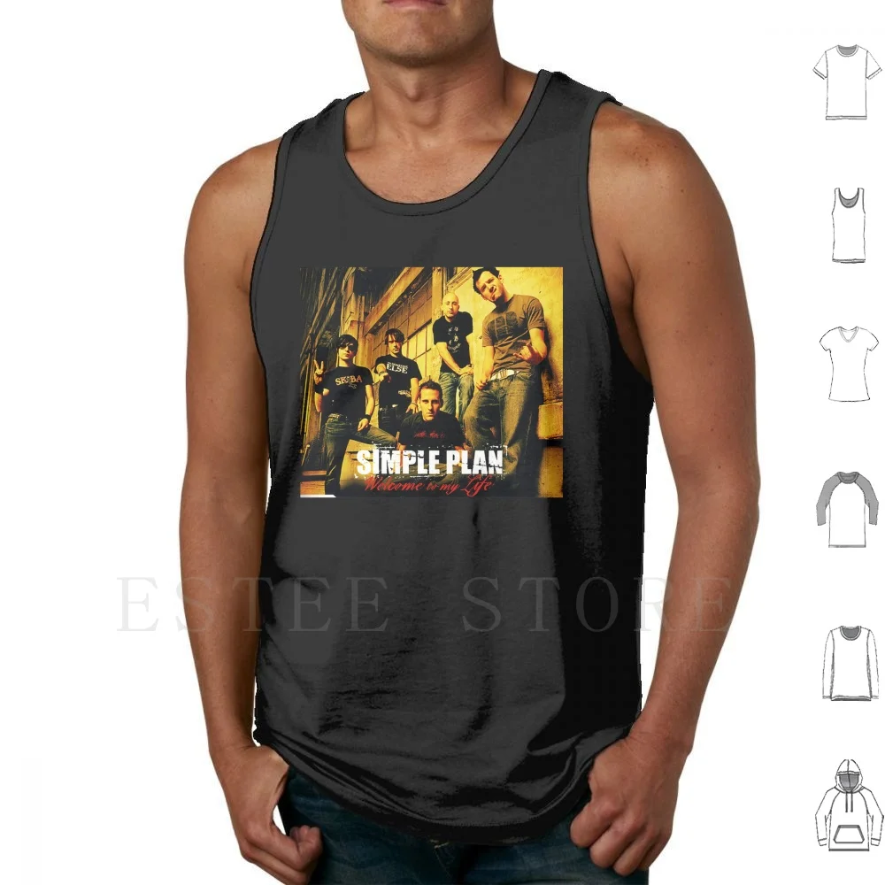 Discount New-Design Album Tank Tops Vest Simple Plan Band Simple Plan Sale Simple Plan Galaxy Simple Plan Popular Simple
