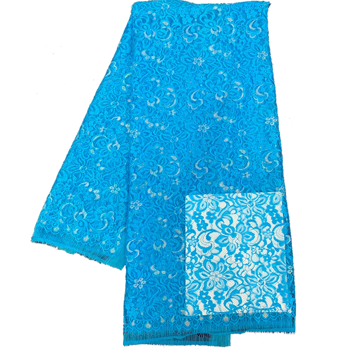 

ON SALE!! BUY ONE GET FREE!! High Quality 3m/Lot Colorful Yarn Knitted Lace Fabric French For Evening Dress Luxury Tulle Nigeria
