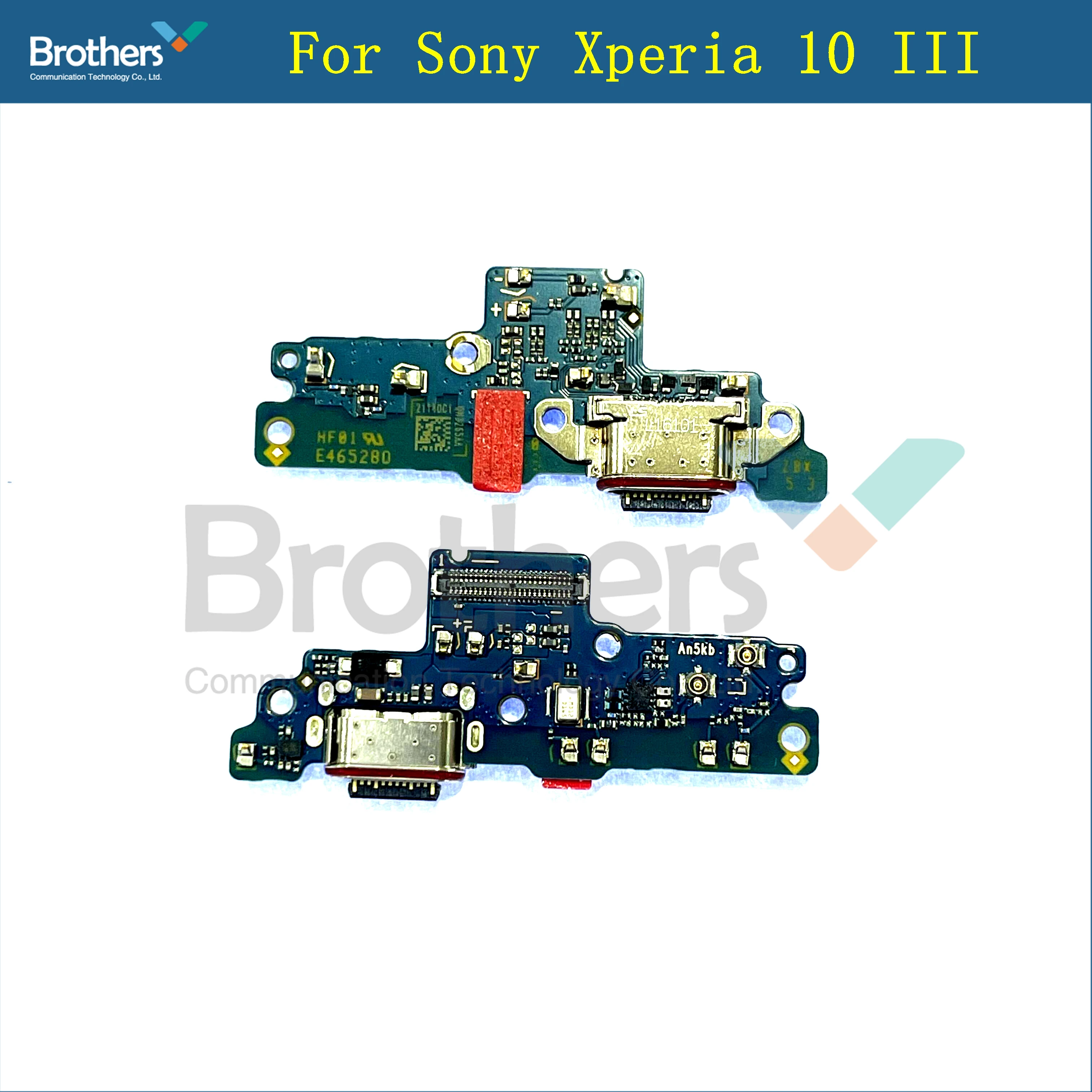 SO-52B SOG04 XQ-BT52 A102SO USB Charging Port Charge Board For Sony Xperia 10 III Dock Plug Connector Microphone Flex Cable