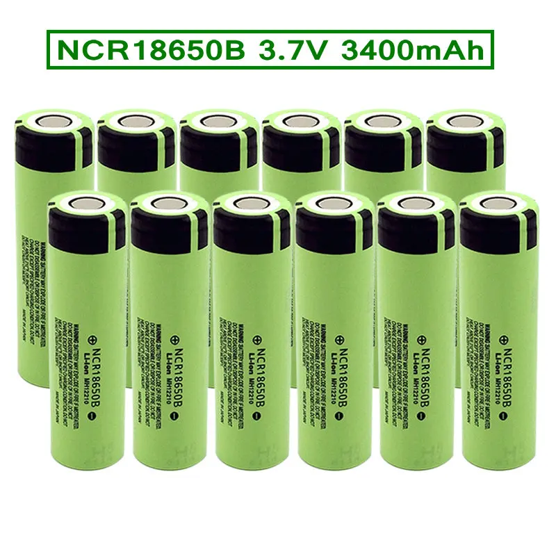 Novo 18650 bateria 3.7v 3400mah li-ion ncr18650 bateria recarregável de lítio para lanterna led tocha farol energia eletrônica