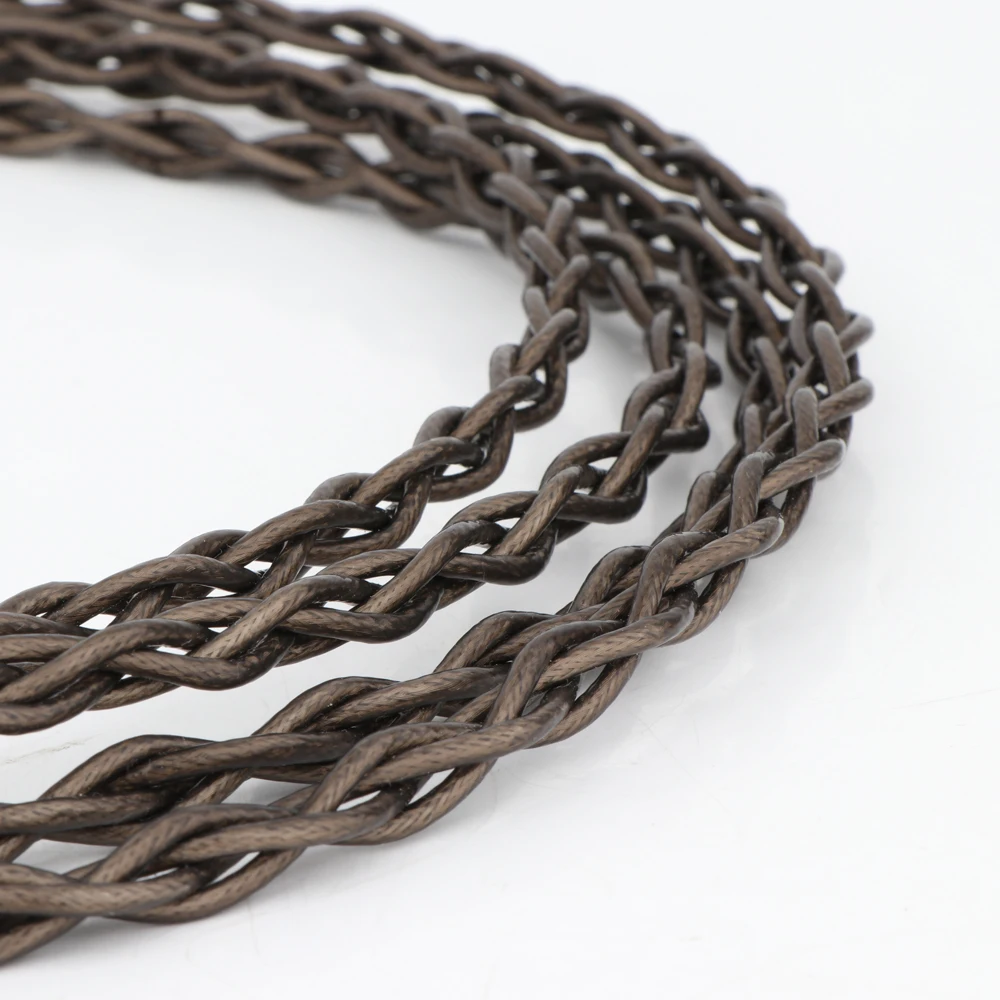 Cable de interconexión de línea de señal chapado en plata Preffair con enchufe RCA a RCA chapado en rodio de fibra de carbono para amplificador