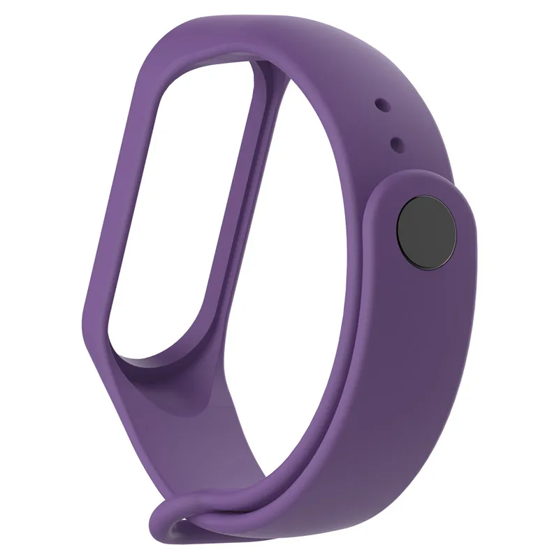 Pulseira de silicone para Xiaomi Mi Band, relógio esportivo, pulseira inteligente, Mi Band 3 4