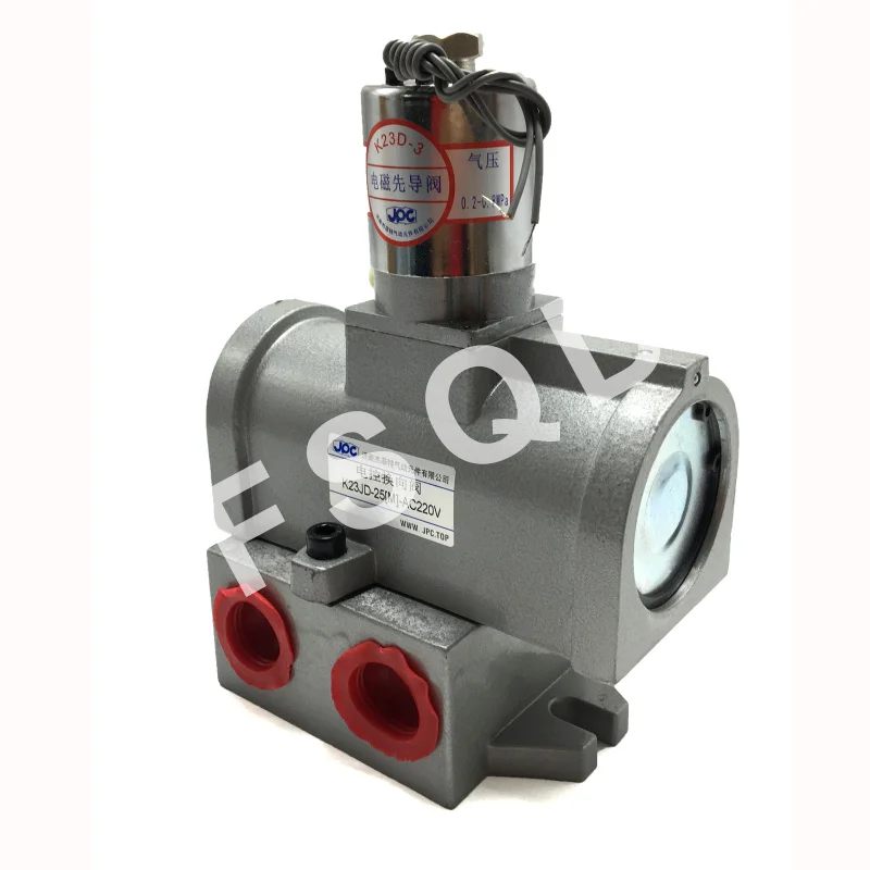 

K23JD-25W 220v 24v Globe valve Directional control valve Two three way solenoid valve Electromagnetic pilot valve