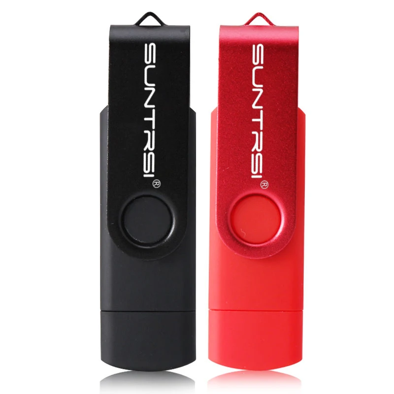 SunTrsi Type C 2.0 USB Flash Drive 64gb Pen Drive 128GB 32GB 16GB USB Stick 2.0 Pendrive 8gb for Type-C Device