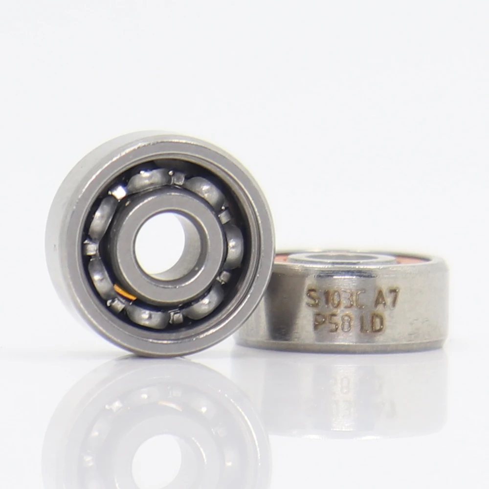 S623 2OS Bearing 3*10*4 mm CB ABEC-7 ( 2 PCS ) Stainless Steel Hybrid Ceramic Bearing Ocean Fishing Reels Ball Bearings S623C