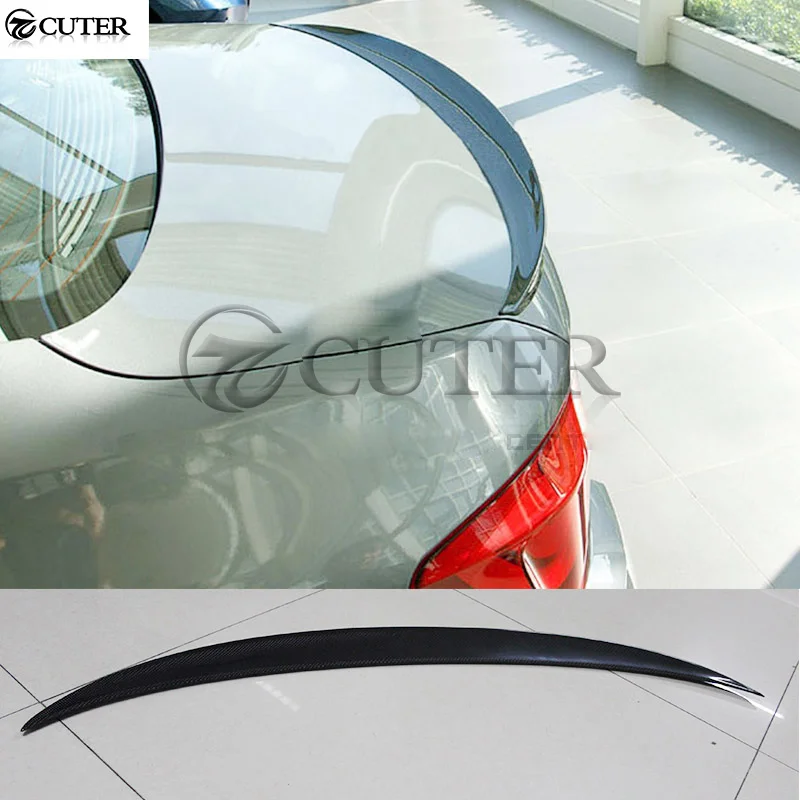 F10 5 Series p Style Carbon Fiber Car Rear Wing Trunk Lip Spoiler for Bmw F10 520i 525i 530i 535i Body Kit 10-17