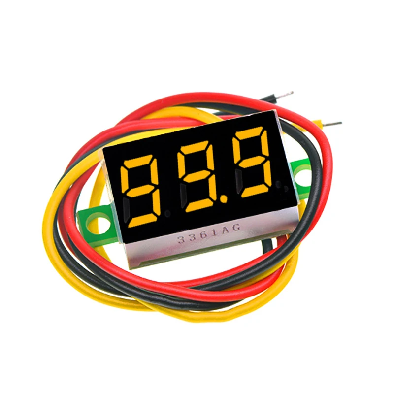 0,28/0,36 zoll DC LED Digital Voltmeter 0-100V Spannung Meter Auto Auto Mobile Power Spannung Tester detektor 12V Rot Grün Blau