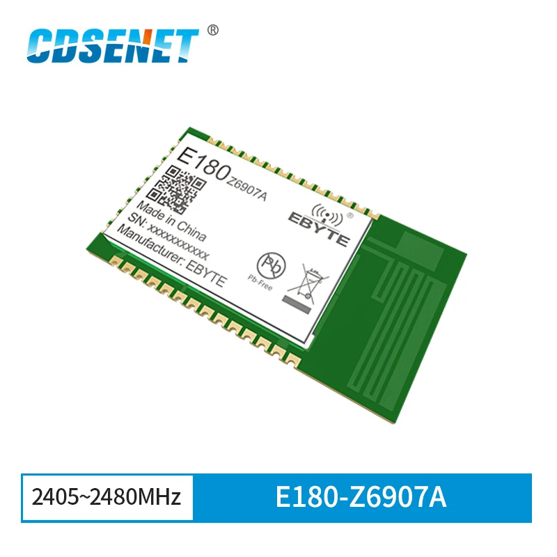 TLSR8269 2.4Ghz 7dbm 512kb Flash 130m range 3.3V PCB Antenna SMD Zigbee 3.0 Module E180-Z6907A CDSENET